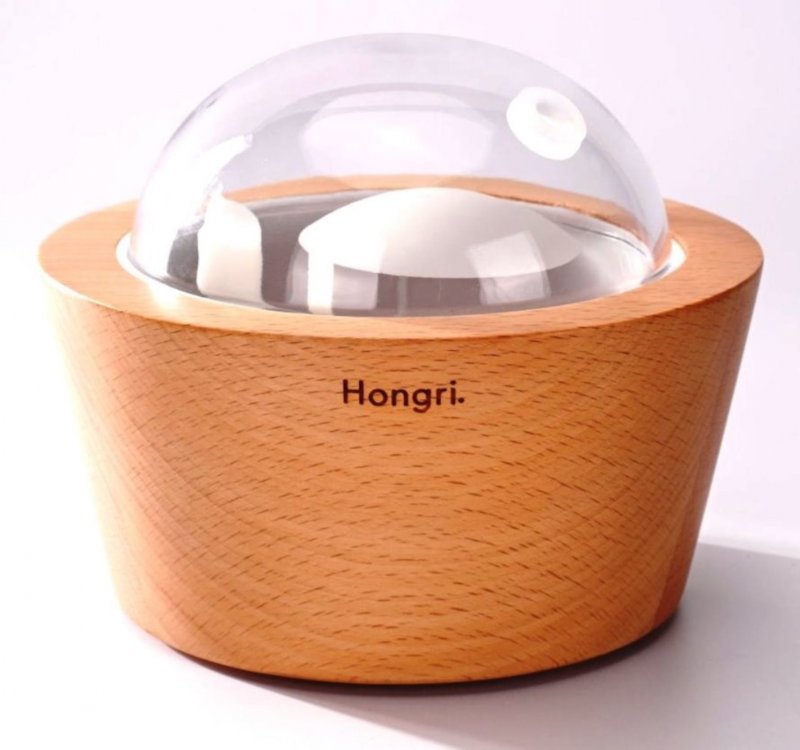 Beautiful Wooden Aromatherapy Diffuser with Glass Dome 